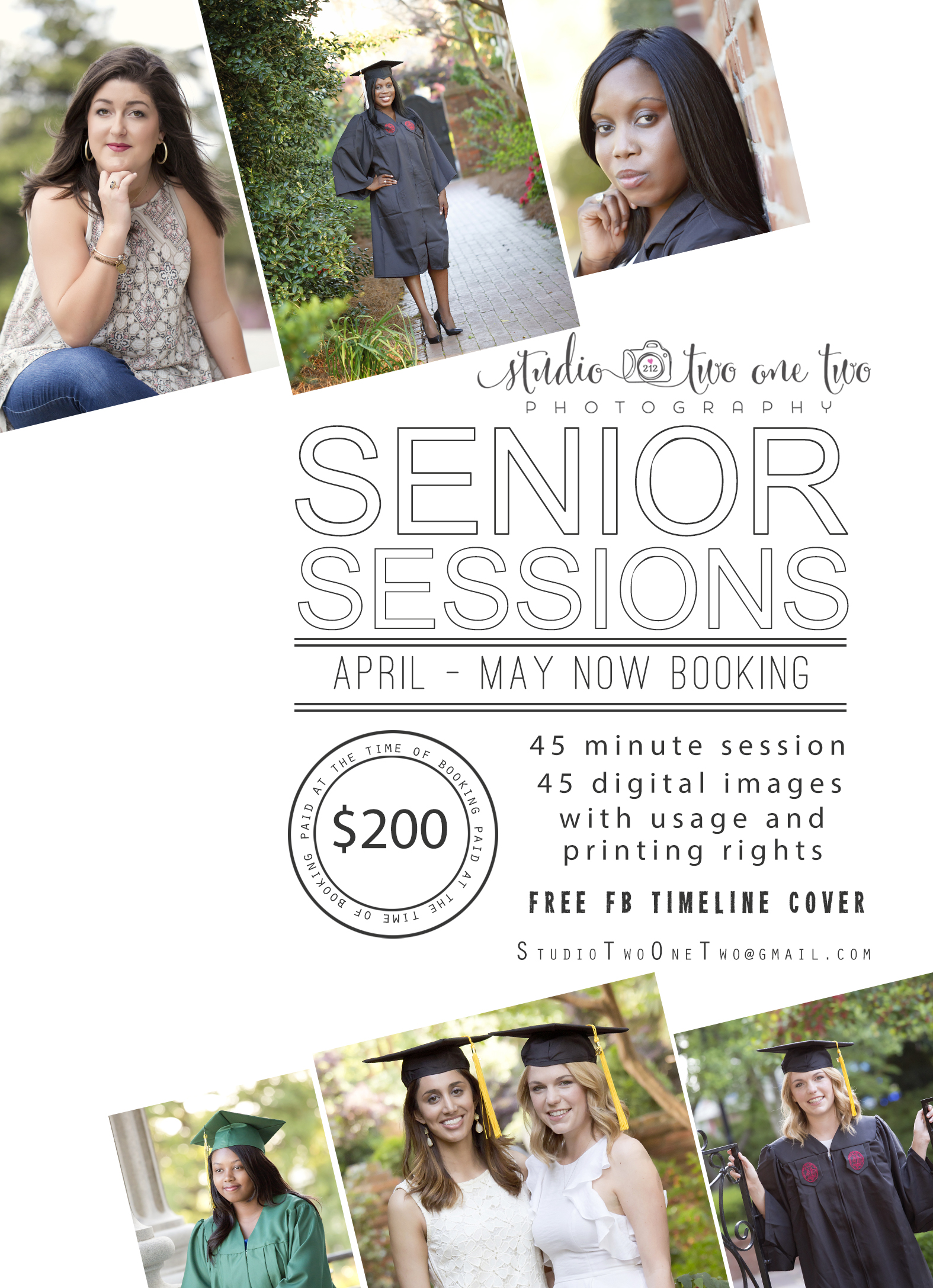 Senior portrait special deal